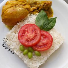 A picture of Chicken with the taste of sour grape.