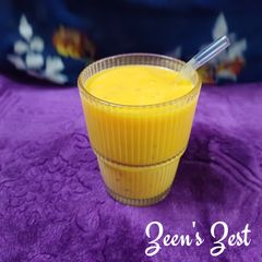 Alphonso Shake with Sago and Chia A picture of Alphonso Shake with Sago and Chia.