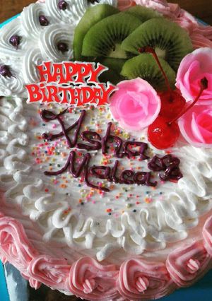 Foto resep kue tart / kue ulang tahun