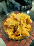 Quick Moong dal Atta Halwa