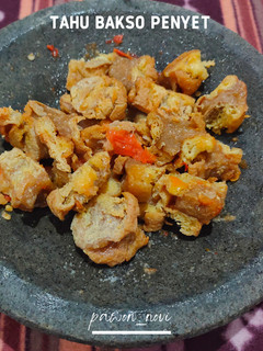 Foto resep Tahu Bakso Penyet Sambal Bawang