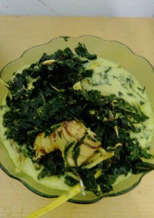 Foto resep Gulai singkong teri medan pedas mantap.