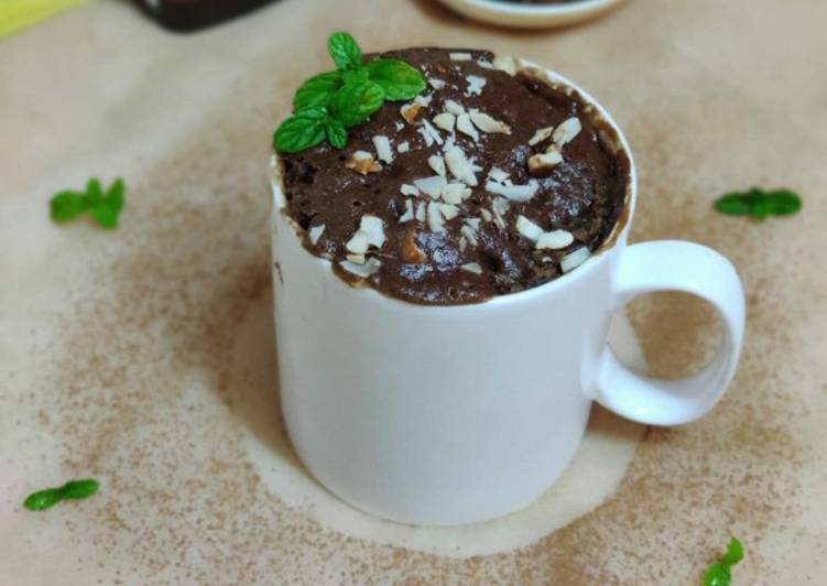 Steps to Make Homemade Dates chocolate mug cake