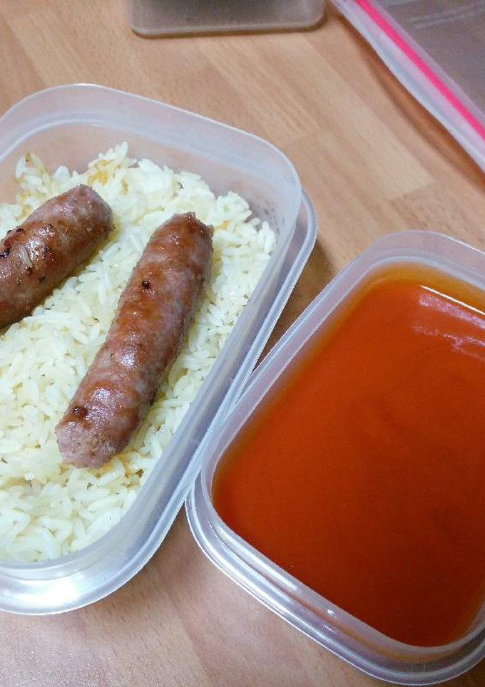 Una foto de Arroz a la cubana