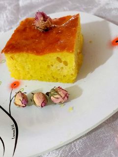 عکسی از دستور کیک باقلوا شربتی با ماست