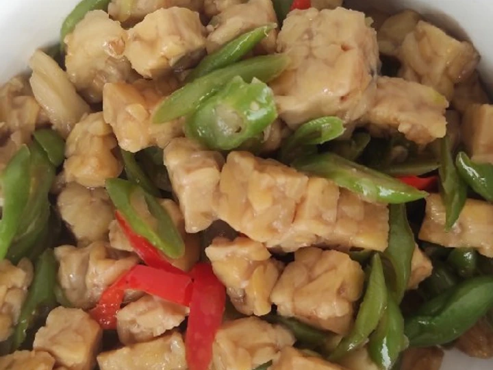 Langkah Gampang Menyiapkan Resep Tumis tempe buncis yang Lezat Sekali Anti Ribet, Mantap Sekali