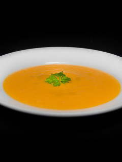 Una foto de Crema de zanahoria