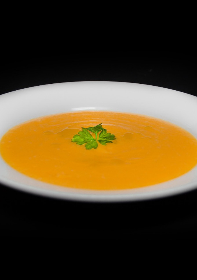 Una foto de Crema de zanahoria