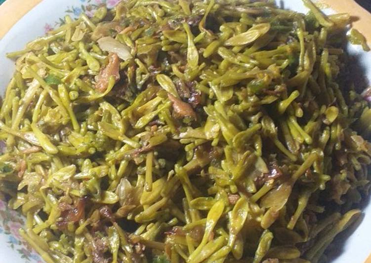 Resep Tumis  bunga  pepaya  ng pait tp bikin  nagih oleh fina 