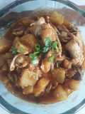 Frango ensopado com batata