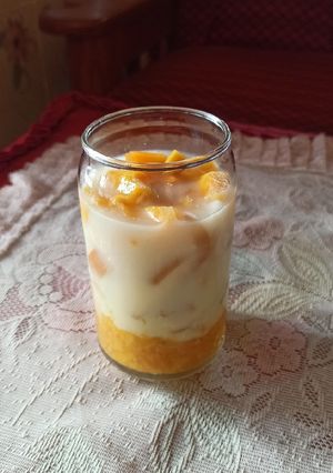 Foto resep Es tape susu mangga