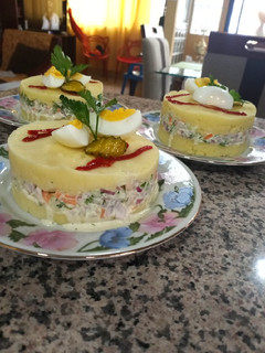 Una foto de Plato peruano, Causa
