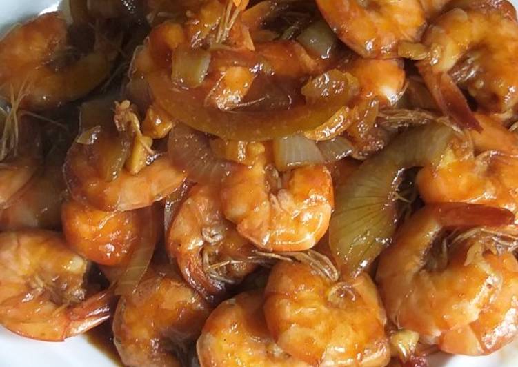 Langkah Mudah untuk mengolah Udang Saus Inggris yang Menggugah Selera