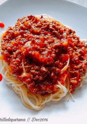 Foto resep Spaghetti Bolognaise