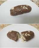 Rollo de carne molida relleno con jamón y queso