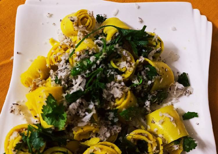 Step-by-Step Guide to Prepare Favorite Stuffed khandvi | This is Recipe So Satisfying You Must Try Now !!