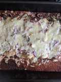 Enchiladas with black bean mole