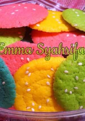 Foto resep Lidah Kucing Rainbow Kreasi