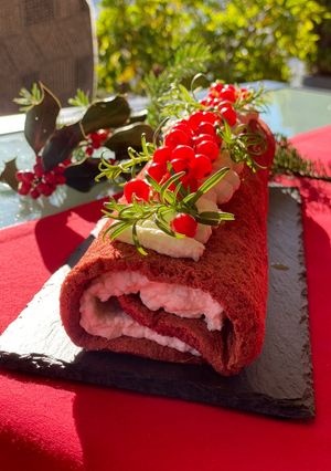 Φωτογραφία της συνταγής Red velvet κορμός