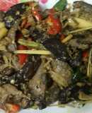 Nấm Đông Cô Xào Sả Ớt