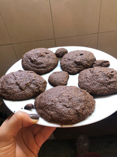 Una foto de Galletitas de naranja y chocolate 🍫 🍊