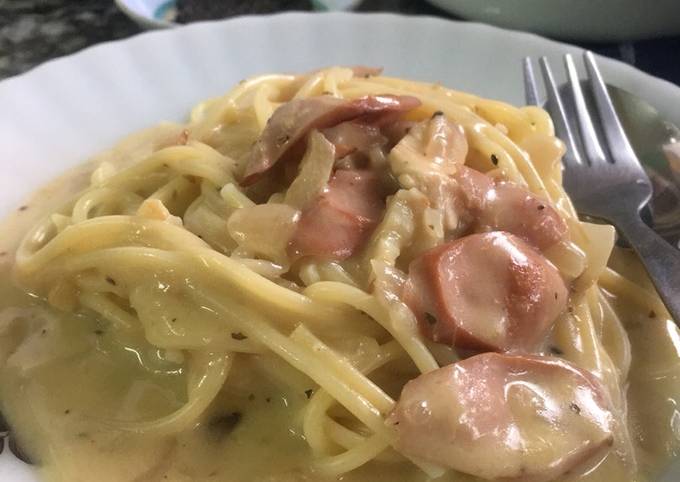 Spaghetti Ayam Berkrim #phoppercuma