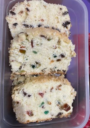 Una foto de Budín con frutas y/o chips