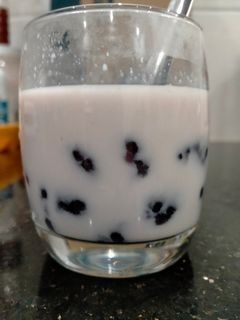 Hình của món Sữa tươi trân châu khoai lang tím.