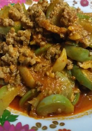 รูปของ หมูผักพริกแกง