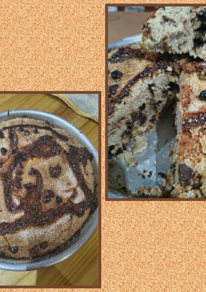 Una foto de Torta de banana sin huevos (apta veganos)