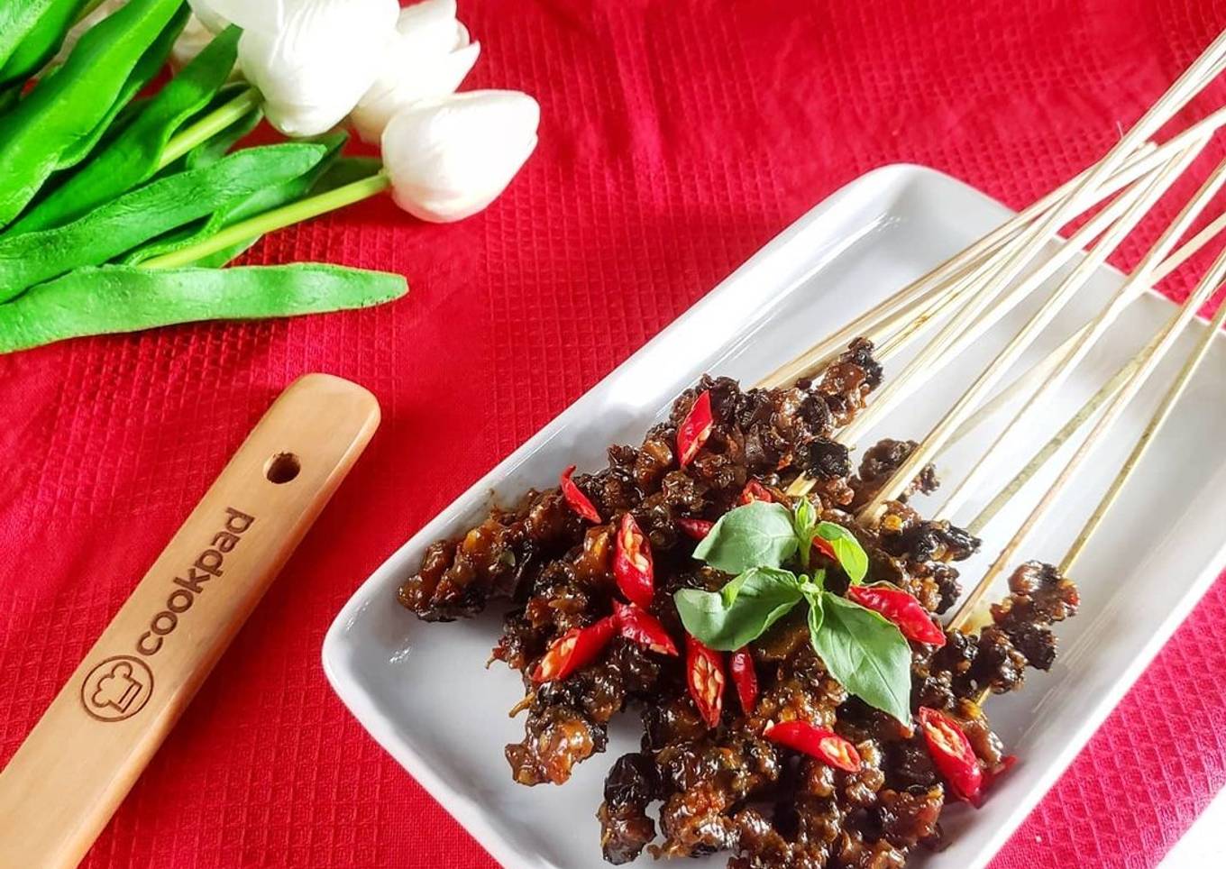 Sate Keong Pedas (no ribed)