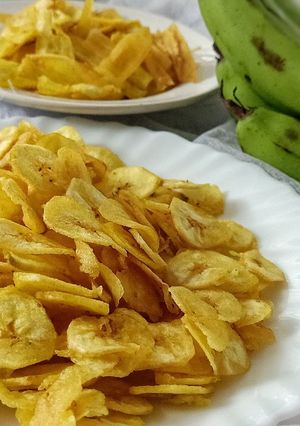 A picture of Banana chips.