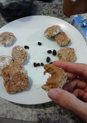 Una foto de Galletas de avena veganas