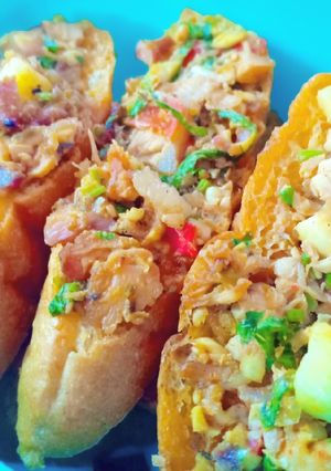 Foto resep Bruschetta ayam keju