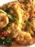 กุ้งผัดผงกะหรี่