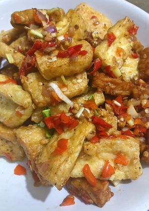 Foto resep Tempe tahu sambal matah