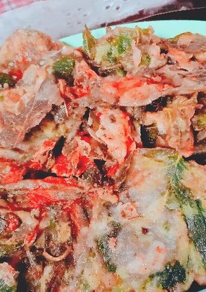 Foto resep 04. Balada kripik bayam