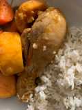 Estofado de pollo con cúrcuma