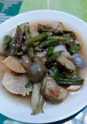 Foto resep Tumis keladi, kacang panjang n terong
