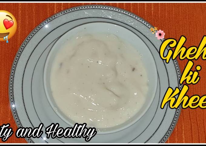 Recipe of Any-night-of-the-week Ghehu ki kheer