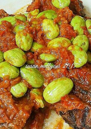 Foto resep Penyet ikan pari asap