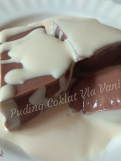 Foto resep Puding Coklat Vla Vanila