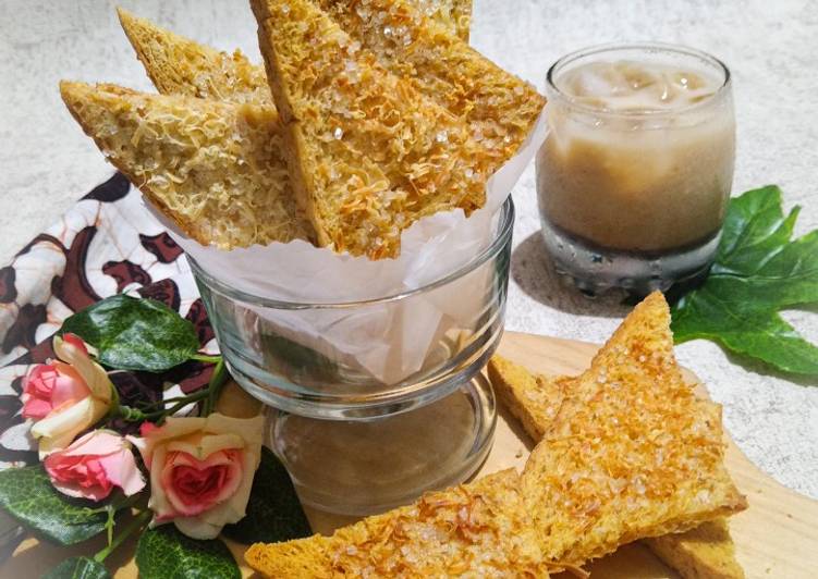 Cara memasak Bagelen / RoKer 🍞Roti Kering🍞 Keju (214) , Enak Banget