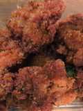 Panko chicken thighs