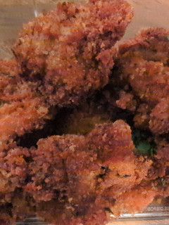 A picture of Panko chicken thighs.