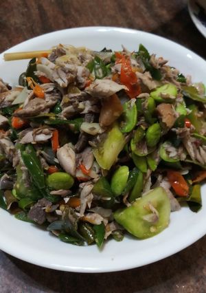 Foto resep Tongkol suir tumis cabe pete