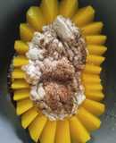 Óc heo hấp bí đỏ