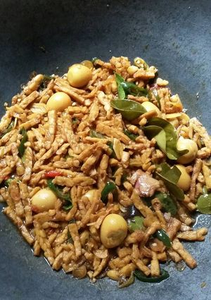 Foto resep Kering tempe telur puyuh
