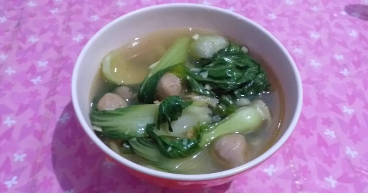 29 Resep Sayur Kuah Bening Pokcoy Bakso Enak Dan Mudah Cookpad