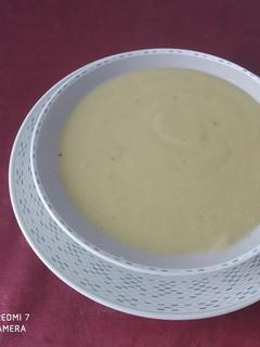 Una foto de Crema de calabacín